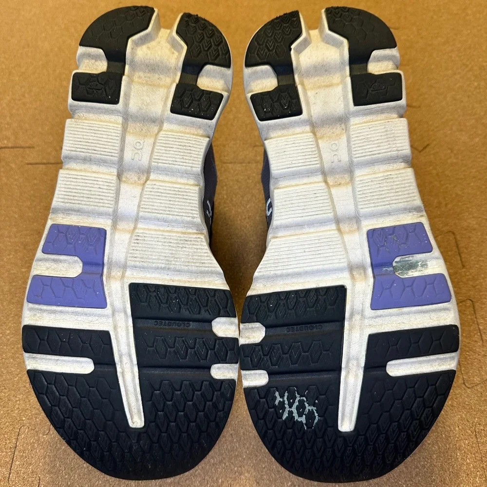 On Cloudgo Womens Running Shoes Grey‎ Purple Helion CloudTec Sneakers US 9.5